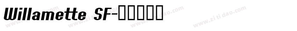 Willamette SF字体转换